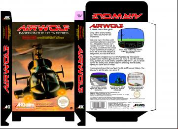 airwolf pal esp nintendo 8 bit caja box