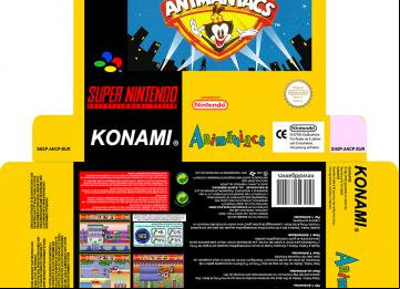 ANIMANIACS CAJA BOX PORTRAIT SNES SUPER NINTENDO RETRO REPRO NEWOLDGAMES