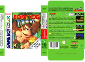 DONKEY KONG COUNTRY GAME BOY CAJA PAL ESP BOX