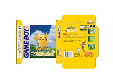 POKEMON LET'S GO PIKACHU CAJA PLANTILLA CUSTOM CAJASRETRO