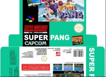 SUPER PANG SNES CAJA BOX