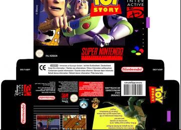 TOY STORY PAL ESPAÑA SNES CAJA BOX PORTRAIT 