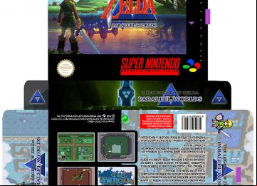 ZELDA PARALLEL WORLDS SNES CAJA CUSTOM PAL ESP